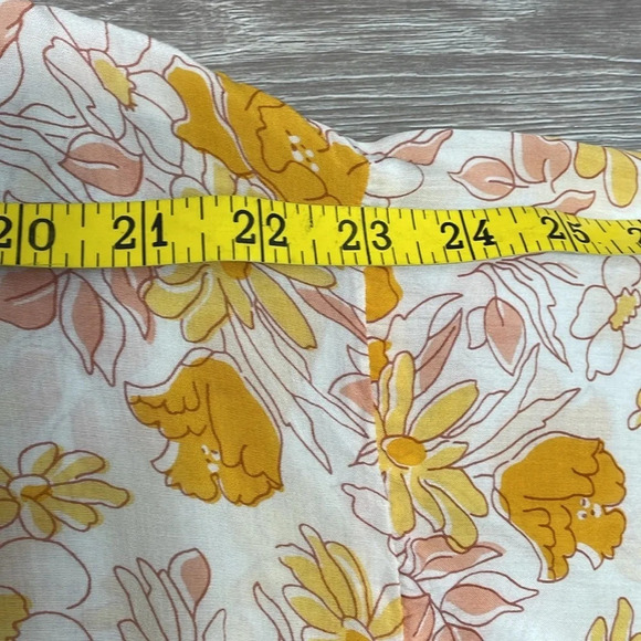 LOFT Floral Modal Open Front Duster Kimono XS/S - Picture 10 of 15